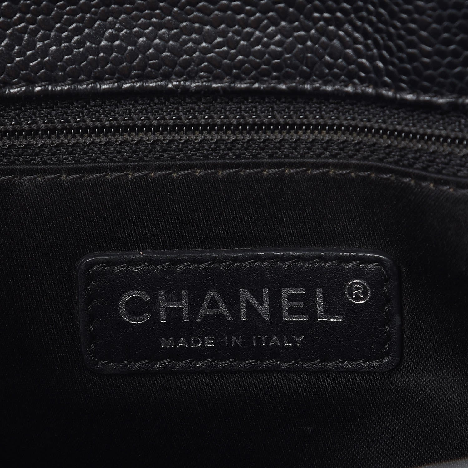Chanel Caviar Quilted Grand Shopping Tote GST Black 6 of 15
