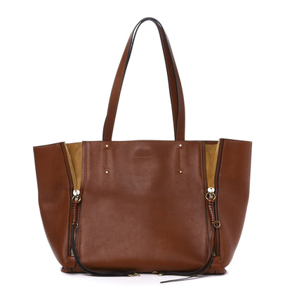 Chloe Smooth Calfskin Medium Milo Shopping Tote Caramel 1 of 17