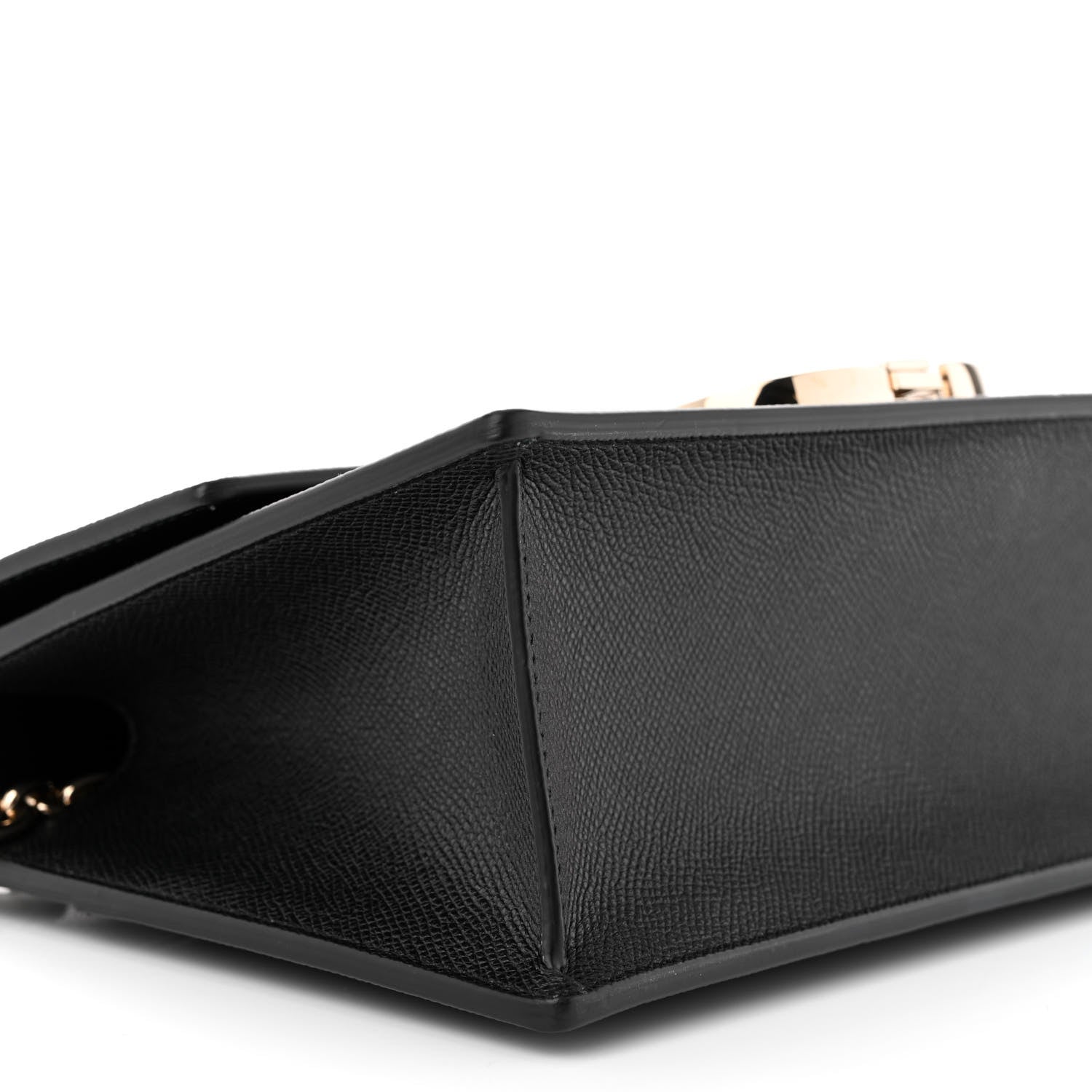 Christian Dior Grained Calfskin Embossed 30 Montaigne Chain Flap Bag Black 9 of 10