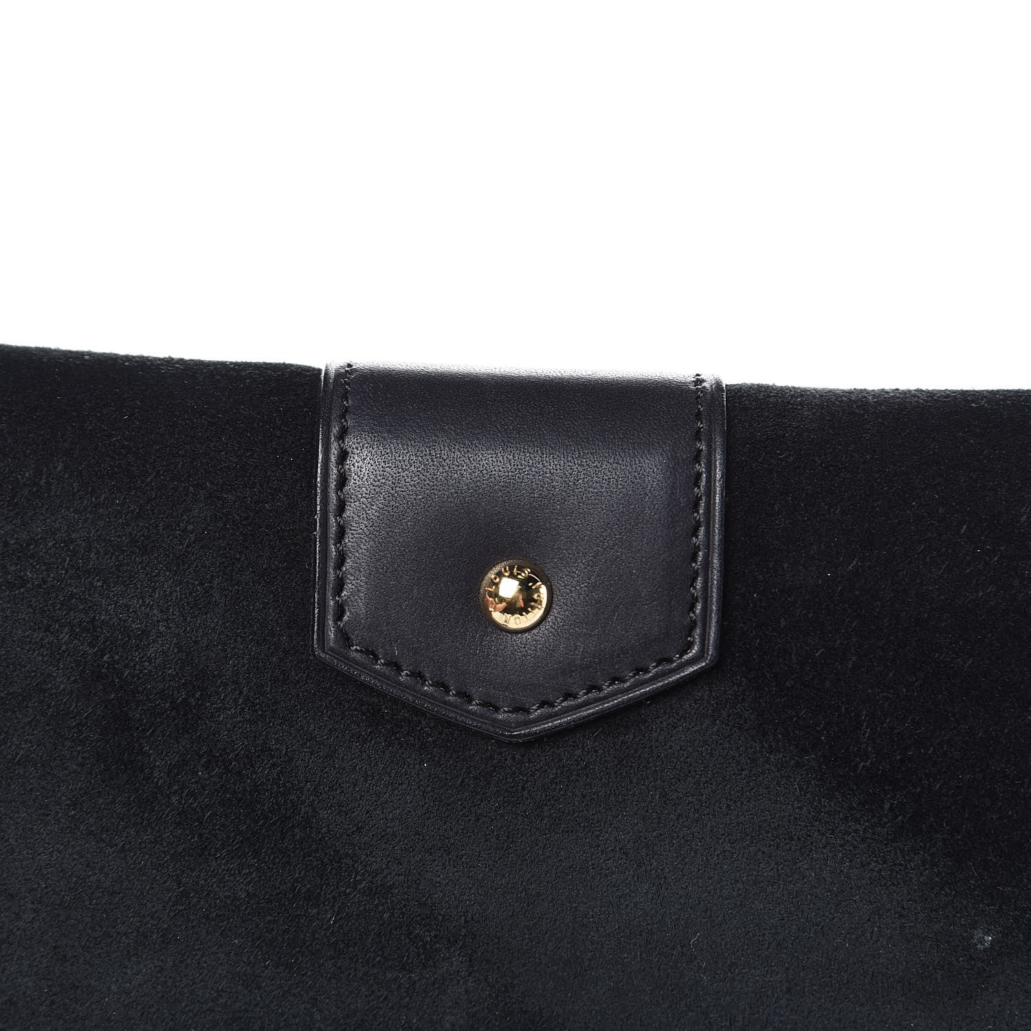 Louis Vuitton Suede SC Slim Clutch Coal 14 of 14