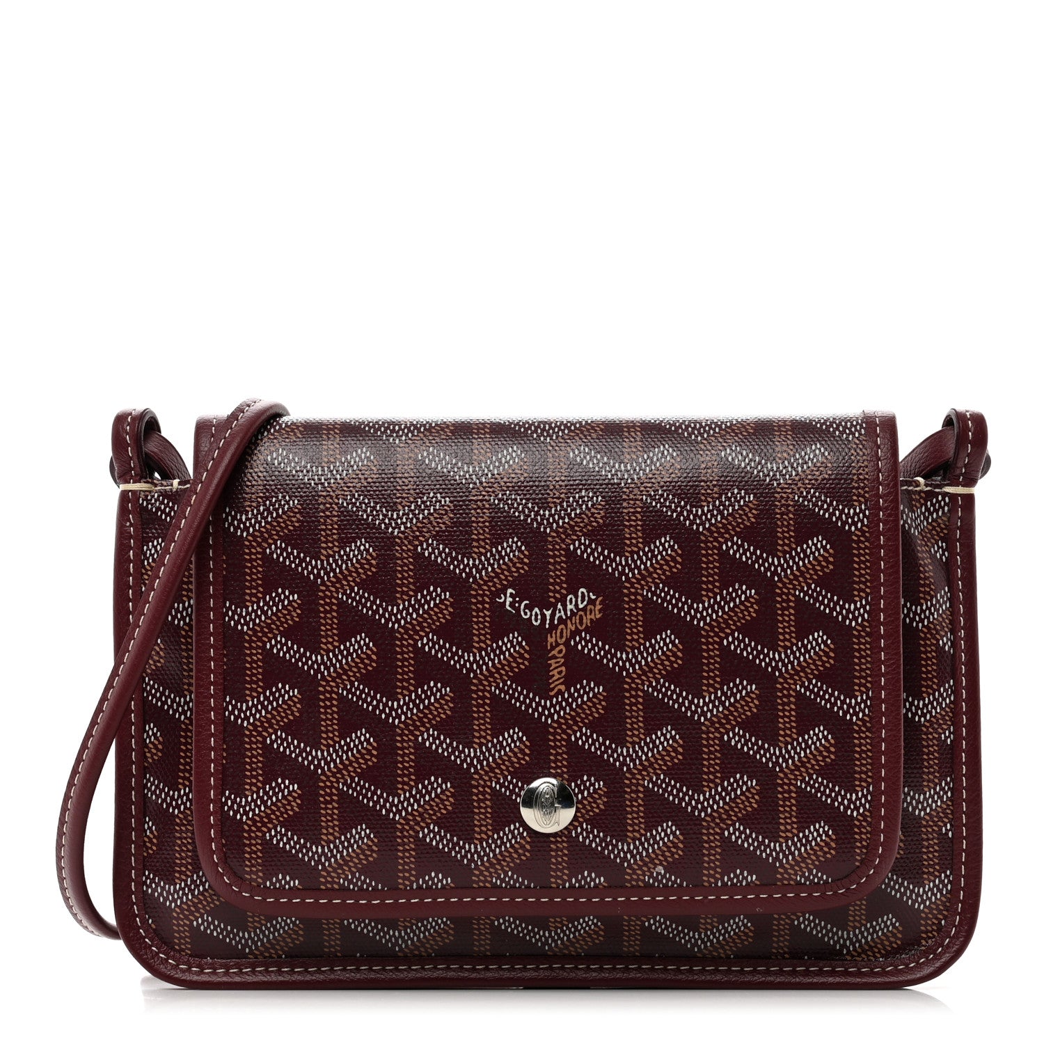 Goyard Goyardine Plumet Wallet Clutch Burgundy 1 of 11
