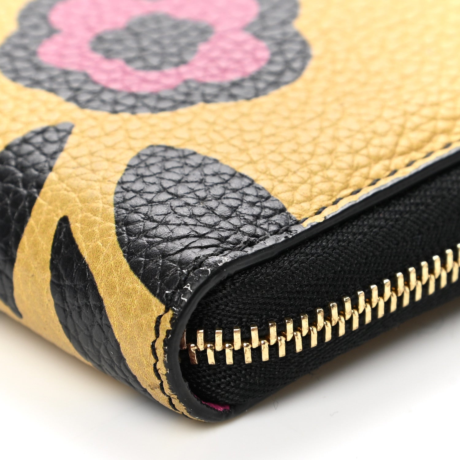 Burberry Calfskin Floral Print Zip Around Wallet 10 of 13