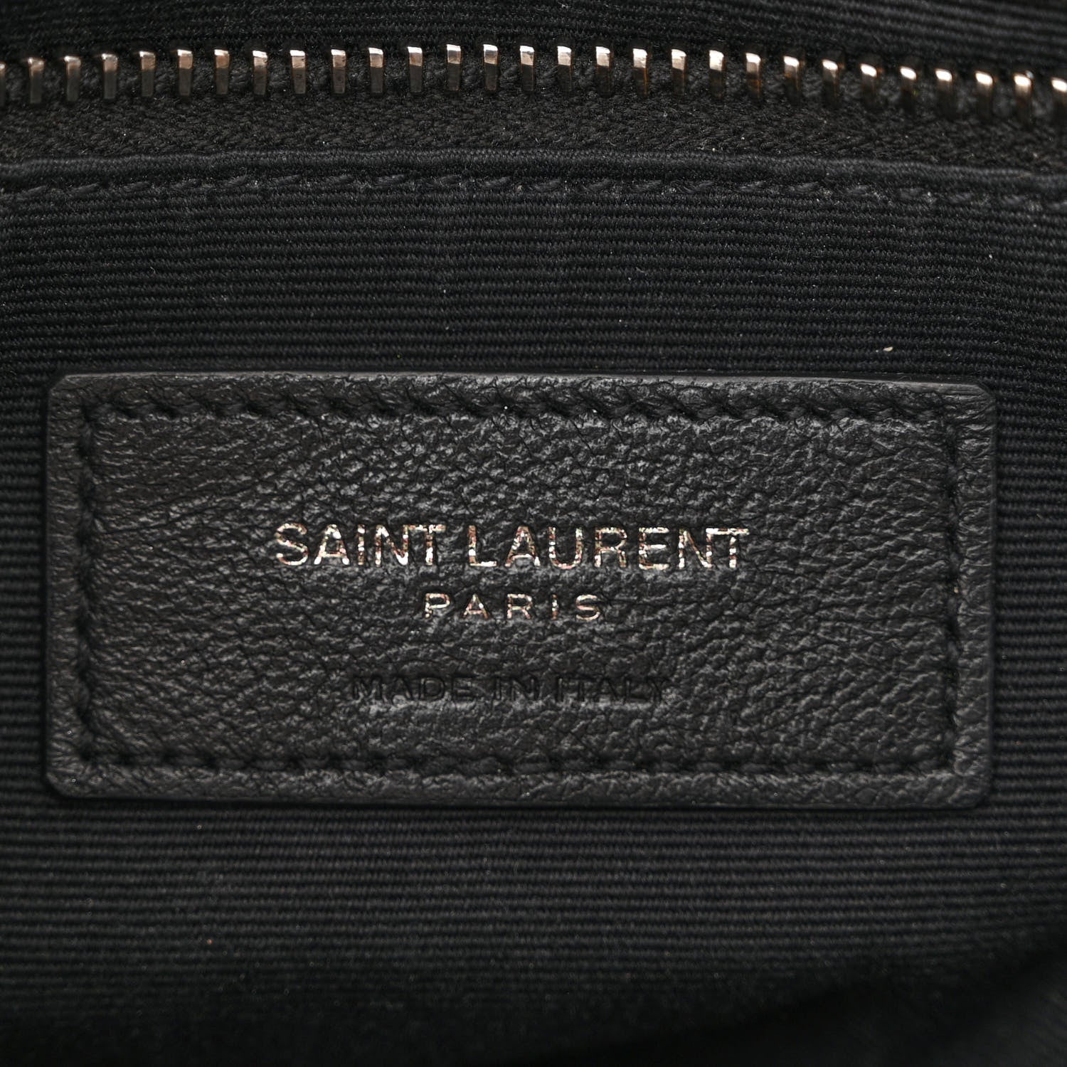 Saint Laurent Metallic Calfskin Matelasse Monogram Niki Chain Wallet Platinum 6 of 13