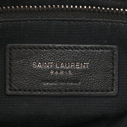 Saint Laurent Metallic Calfskin Matelasse Monogram Niki Chain Wallet Platinum 6 of 13