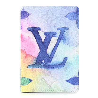 Louis Vuitton Monogram Watercolor Pocket Organizer NM Multicolor 1 of 9
