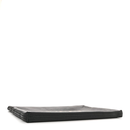 Gucci Pebbled Calfskin Large Logo Portfolio Clutch Black 7 of 16