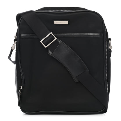 Burberry Nylon Zip Top Messenger Bag Black 1 of 8