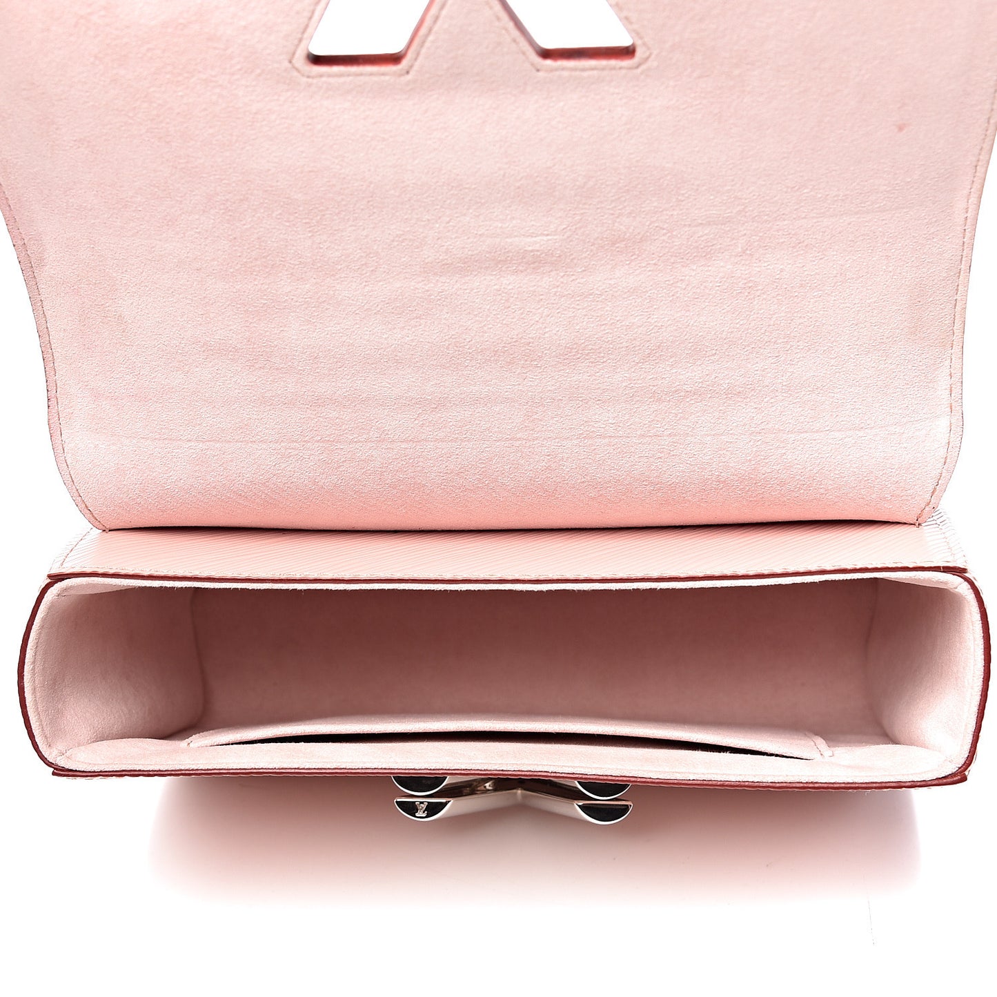 Epi Exotic Birds Twist Shoulder Bag MM Crystal Pink
