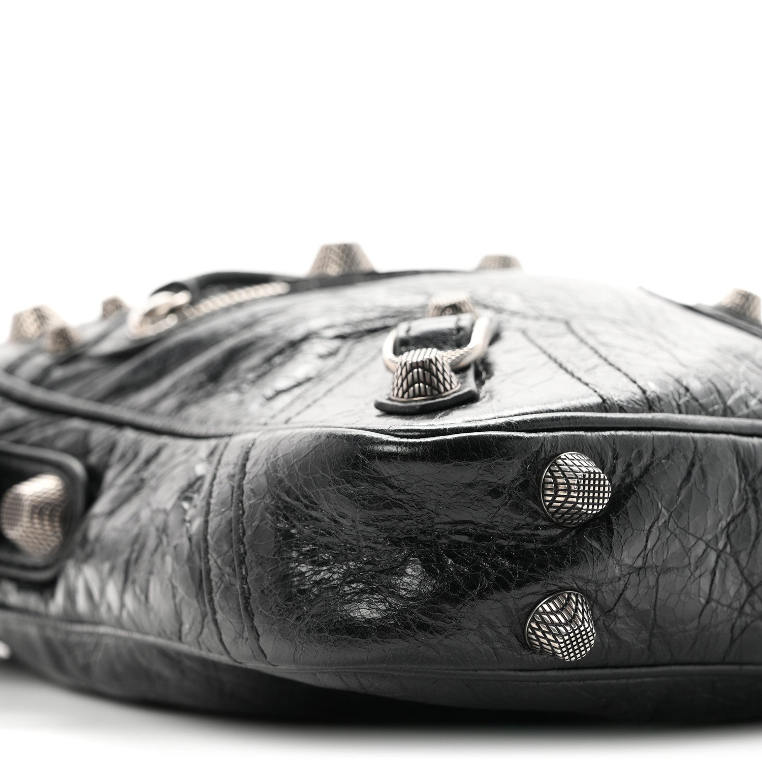 Balenciaga Agneau Arena Le Cagole Crossbody Bag Black 10 of 11