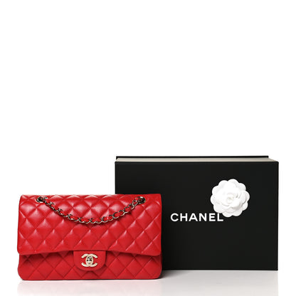 Chanel Caviar Quilted Medium Double Flap Red 11 of 11