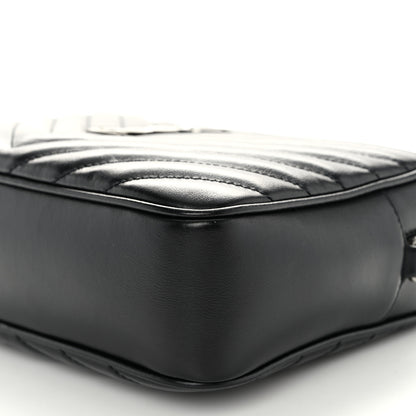 Saint Laurent Calfskin Matelasse Monogram Lou Camera Bag Black 10 of 10