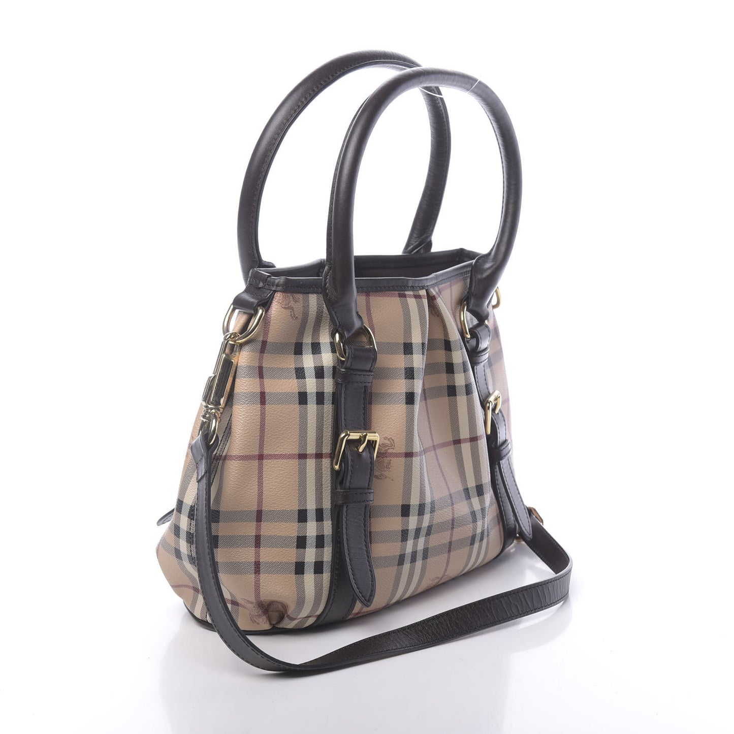 Haymarket Check Small Northfield Tote Chocolate