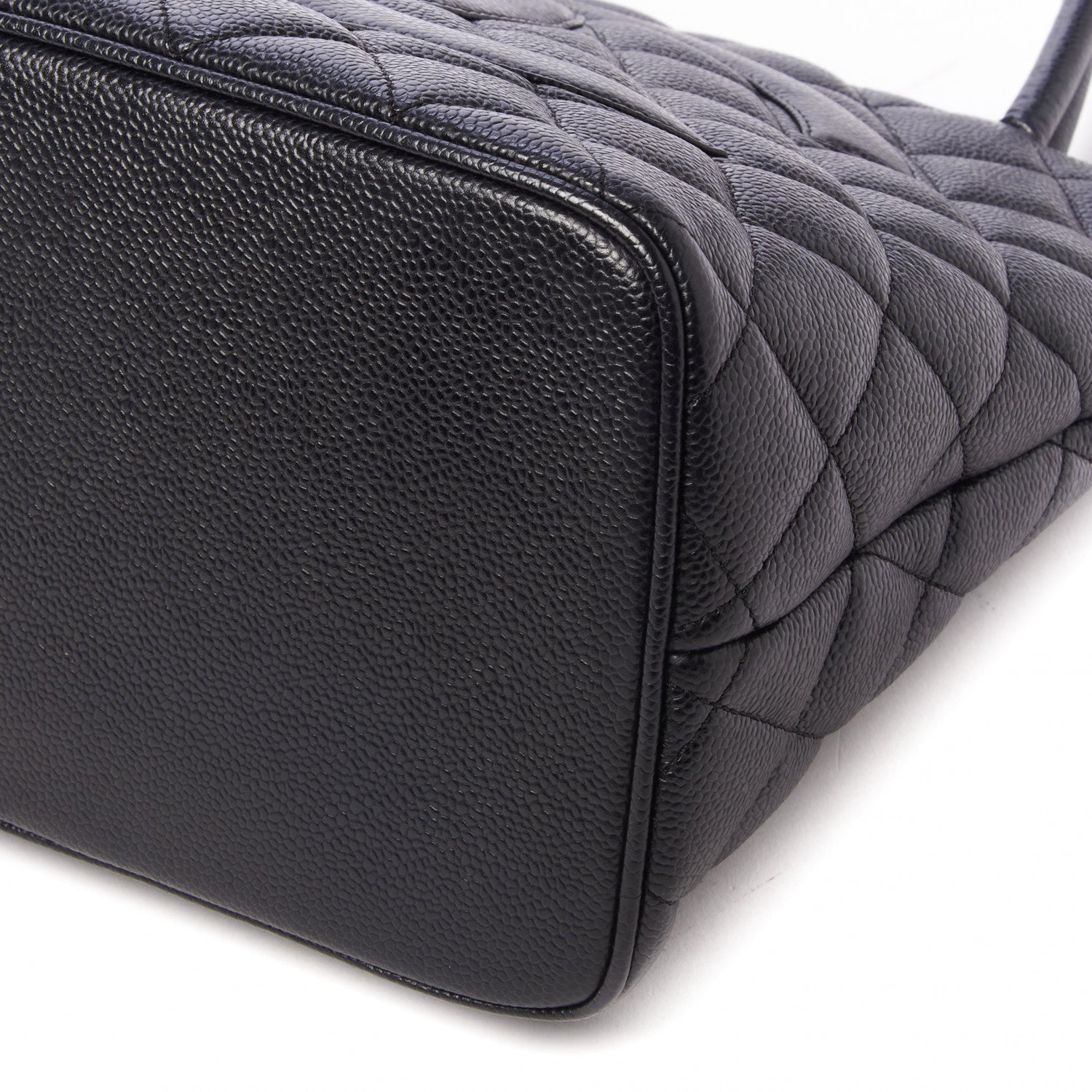 Chanel Caviar Quilted Medallion Tote Black 5 of 10