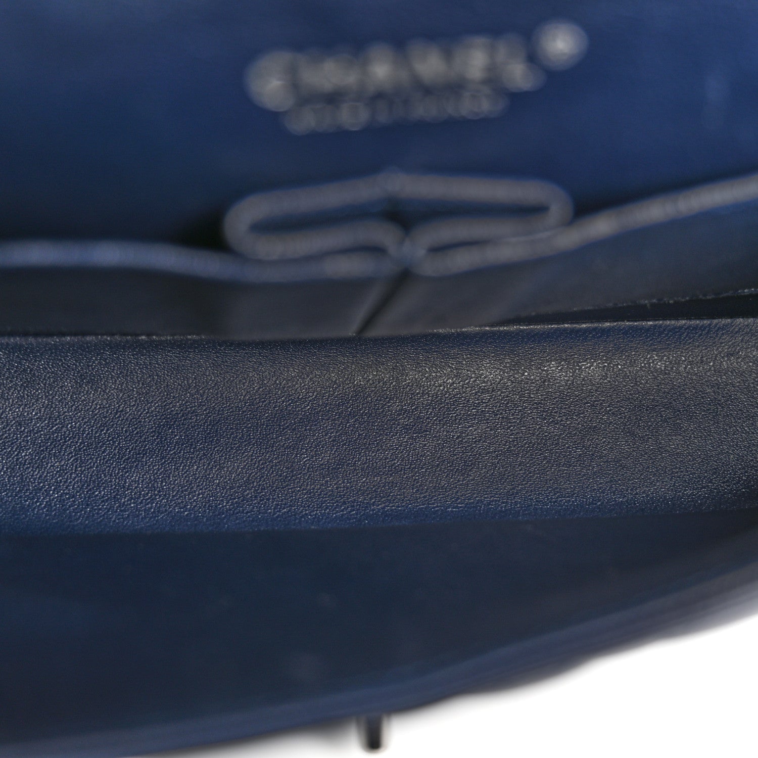 Chanel Lambskin Quilted Medium Double Flap Navy 5 of 12