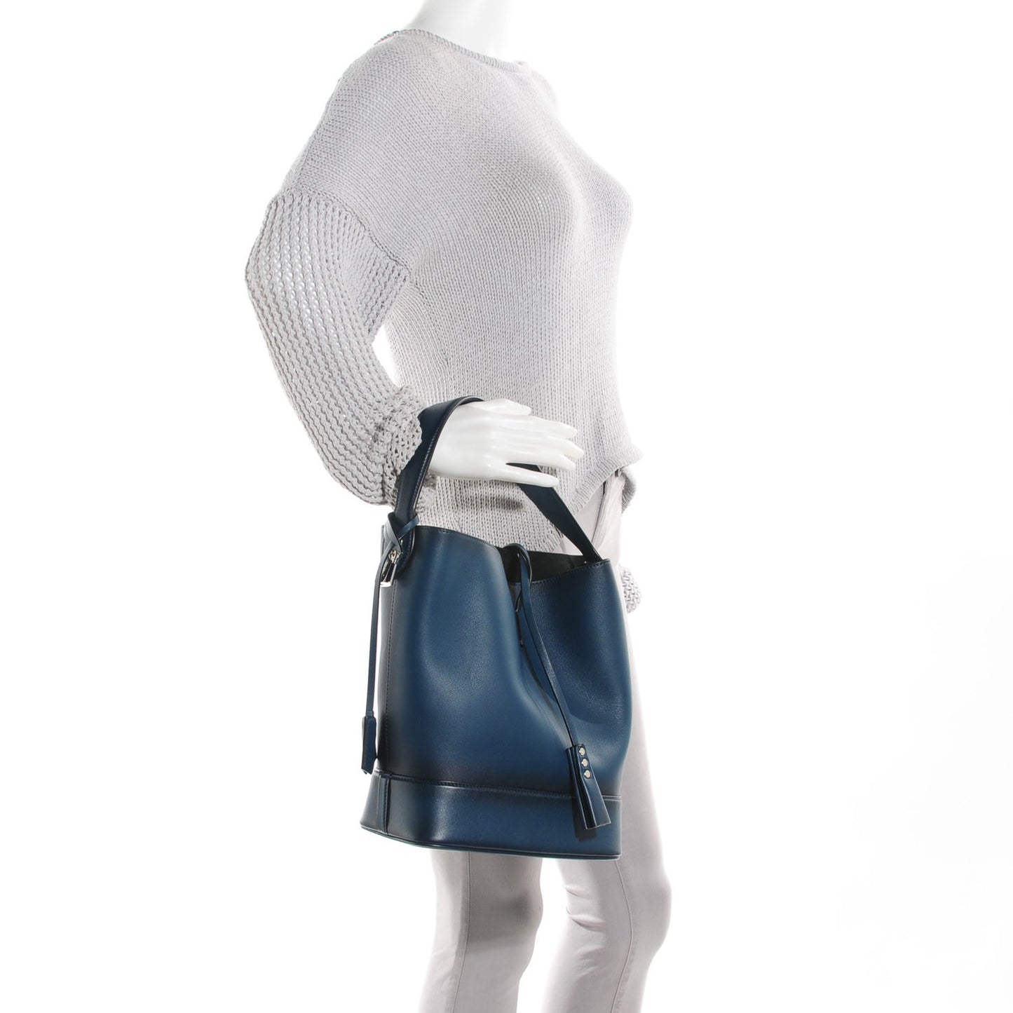 Smooth Calfskin NN14 Cuir Nuance GM Blue