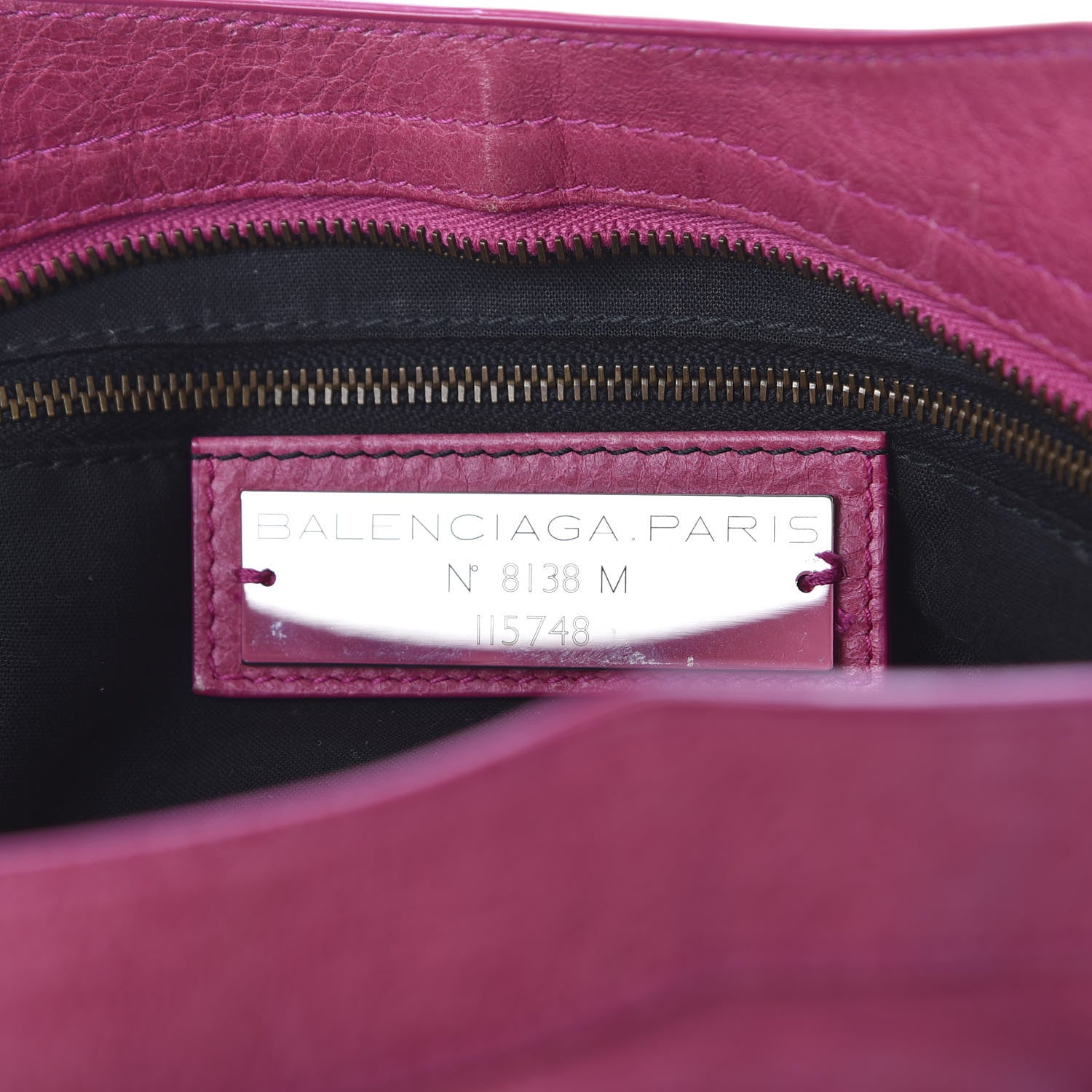 Balenciaga Agneau Classic Hardware City Cyclamen Fucsia 5 of 9