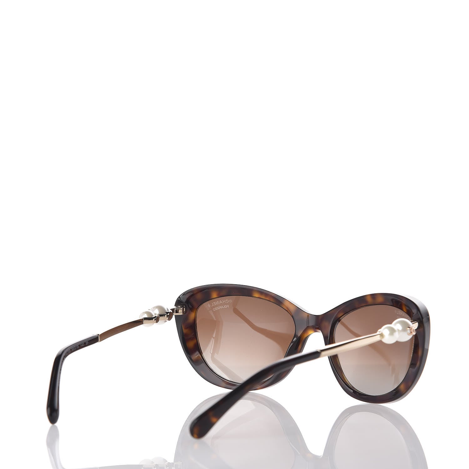 Chanel Cat Eye Pearl Sunglasses 5340-H Tortoise 4 of 7