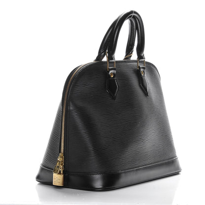 Louis Vuitton Epi Alma PM Black 3 of 10