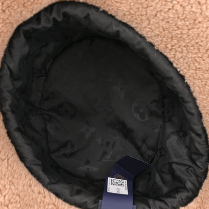 Louis Vuitton Shearling Curly Bucket Hat Natural 7 of 9