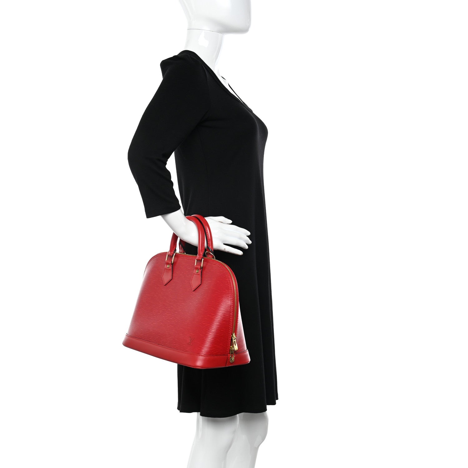 Louis Vuitton Epi Alma PM Castillan Red 2 of 11