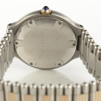 Cartier Stainless Steel 18K Yellow Gold 28mm Must De 21 Quartz Watch 6 of 8