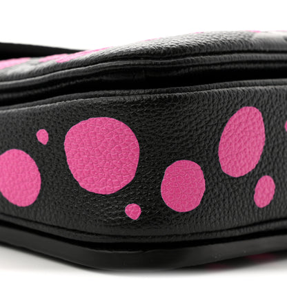 Louis Vuitton LV x YK Empreinte Monogram Giant Pochette Metis Black Fuchsia 9 of 10