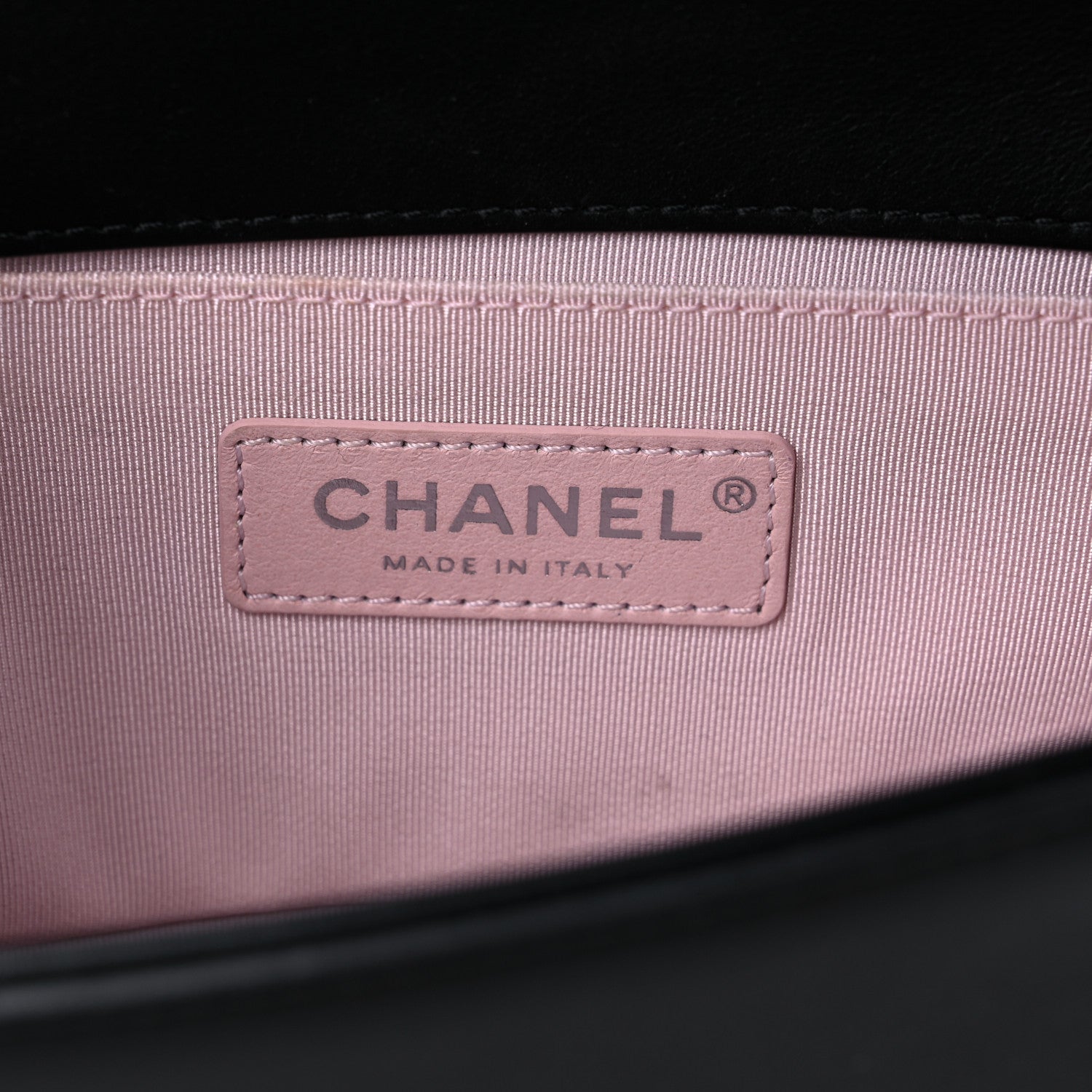 Chanel Calfskin Pearl Chevron Small Boy Flap Black 6 of 13