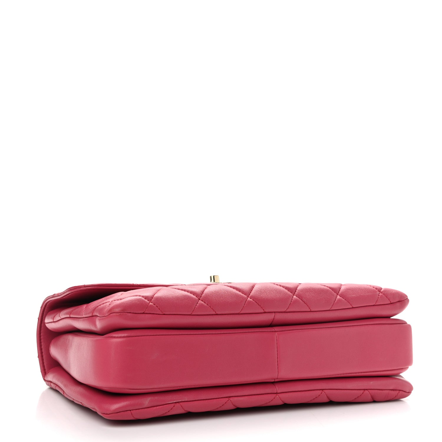 Chanel Lambskin Quilted Medium Trendy CC Flap Dual Handle Bag Dark Pink 3 of 9