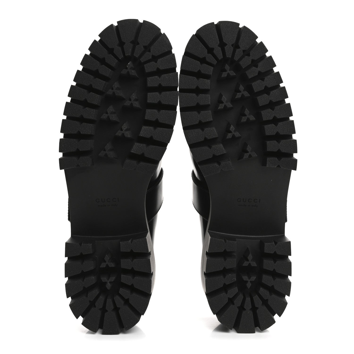 Gucci Calfskin Womens Horsebit Platform Chunky Lug Sole Mary Jane 40mm Loafers 38 Black 6 of 10