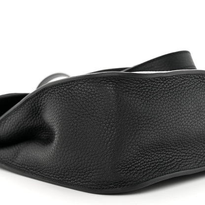 Hermes Taurillon Clemence Halzan 31 GM Black 9 of 14
