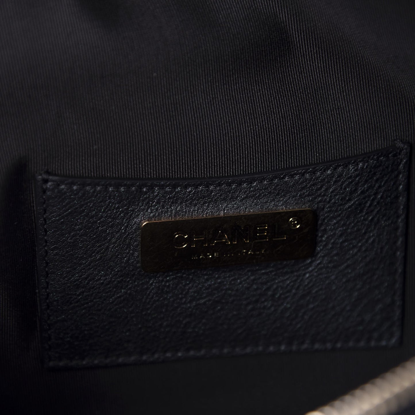 Iridescent Calfskin Quilted All About Waist Belt Bag Black