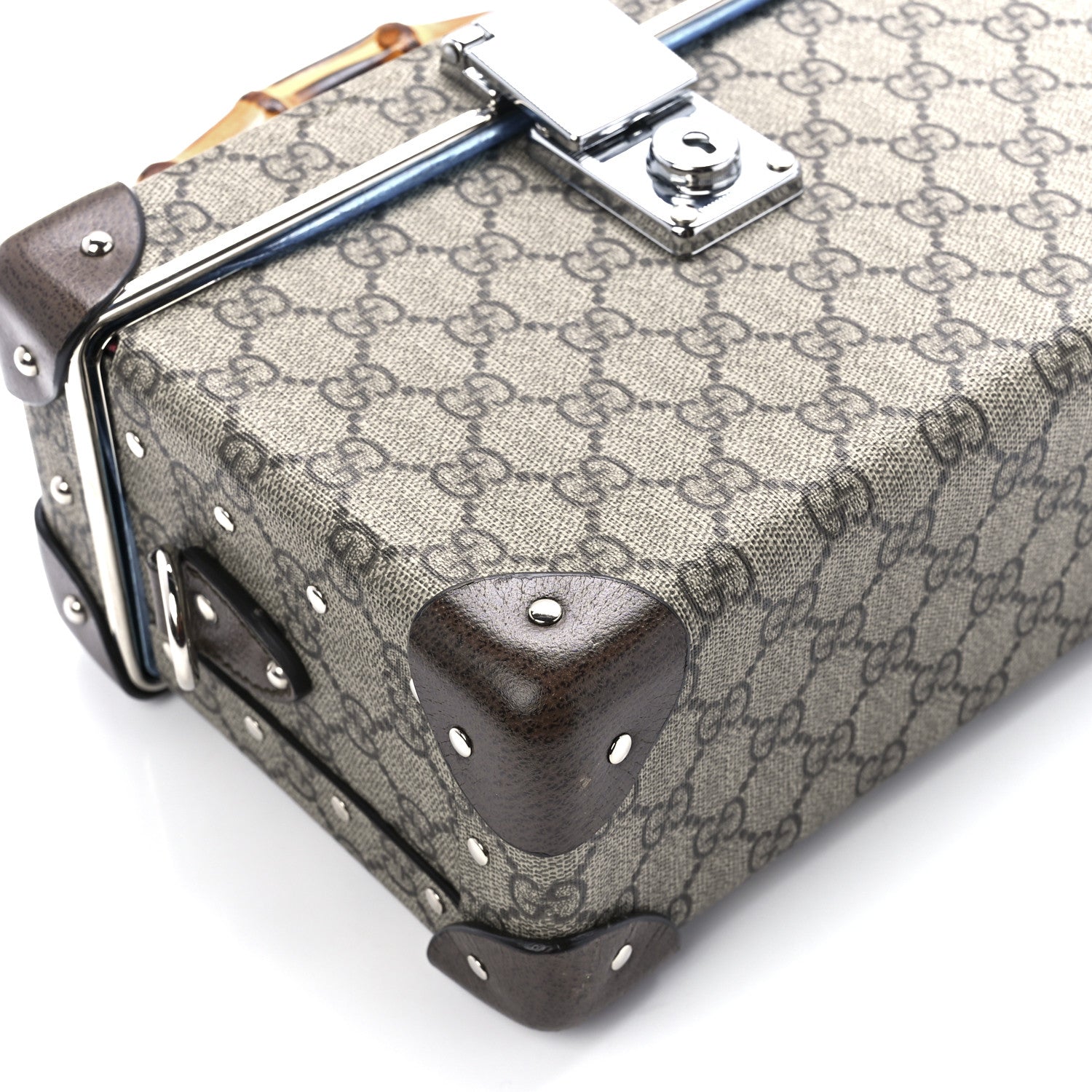 Gucci GG Supreme Monogram Globe-Trotter Beauty Case Brown 10 of 11