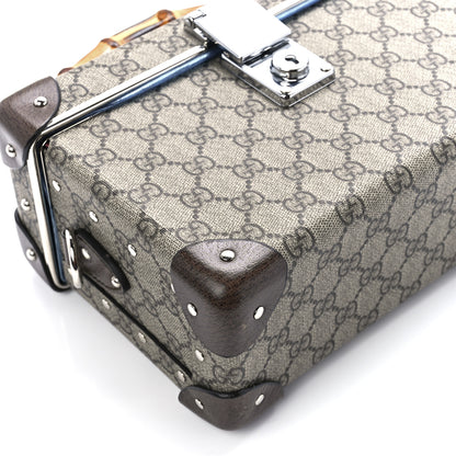 Gucci GG Supreme Monogram Globe-Trotter Beauty Case Brown 10 of 11