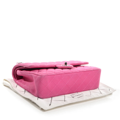 Chanel Iridescent Caviar Quilted Medium Double Flap Pink 4 of 8