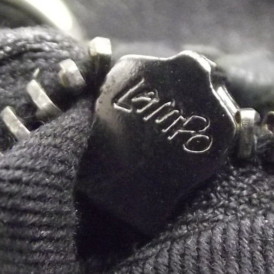 Canvas Monogram Woven Handle Tote Black