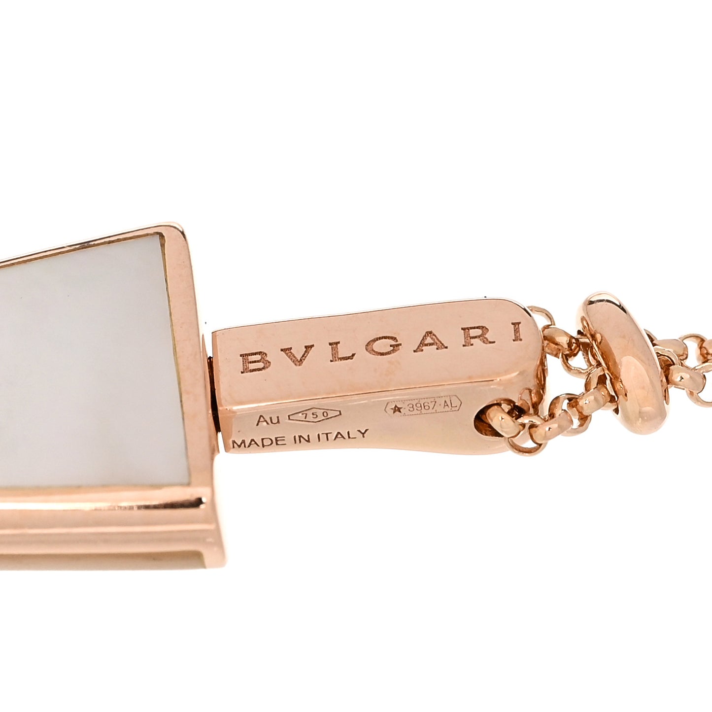 18K Rose Gold Mother of Pearl Diamond Gelati Bracelet ML
