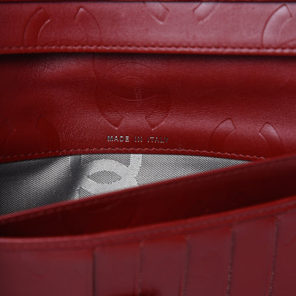 Chanel Calfskin Quilted Cambon Long Double Wallet Red 7 of 16