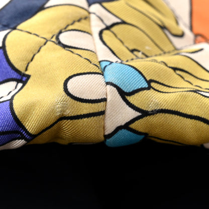 Chanel Printed Fabric Quilted Logo Large Shopping Tote Multicolor 13 of 14