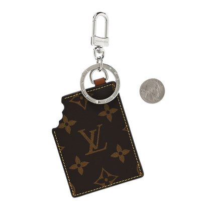 Louis Vuitton Monogram LV Chocolate Bar Bag Charm Key Holder 2 of 5