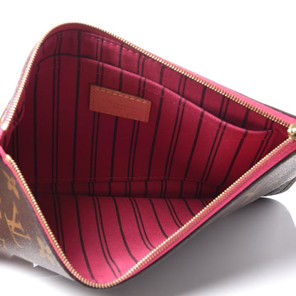 Louis Vuitton Monogram Neverfull MM GM Pochette Pivoine 5 of 9
