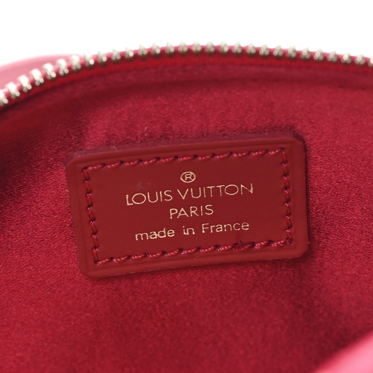 Satin Monogram Mini Papillon Red