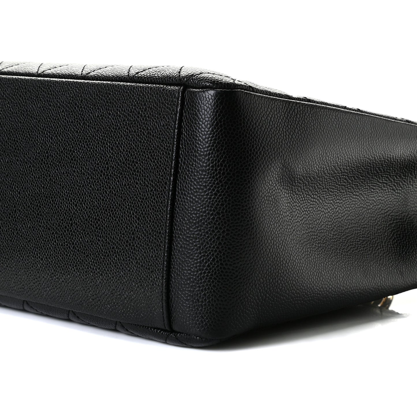 Caviar Quilted Grand Shopping Tote GST Black