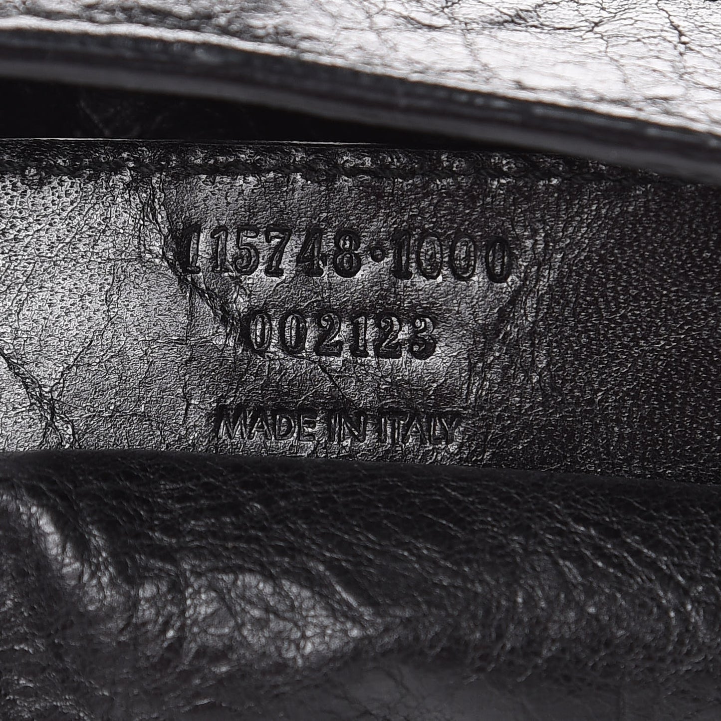 Agneau Classic Hardware Perforated Dot City Black
