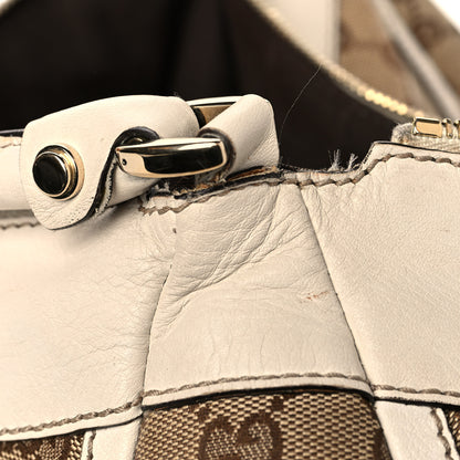 Gucci Monogram Large D Gold Hobo Off White 11 of 15