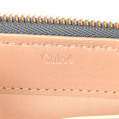 Chloe Grained Calfskin Marcie Long Zip Around Wallet Cloudy Blue 6 of 6