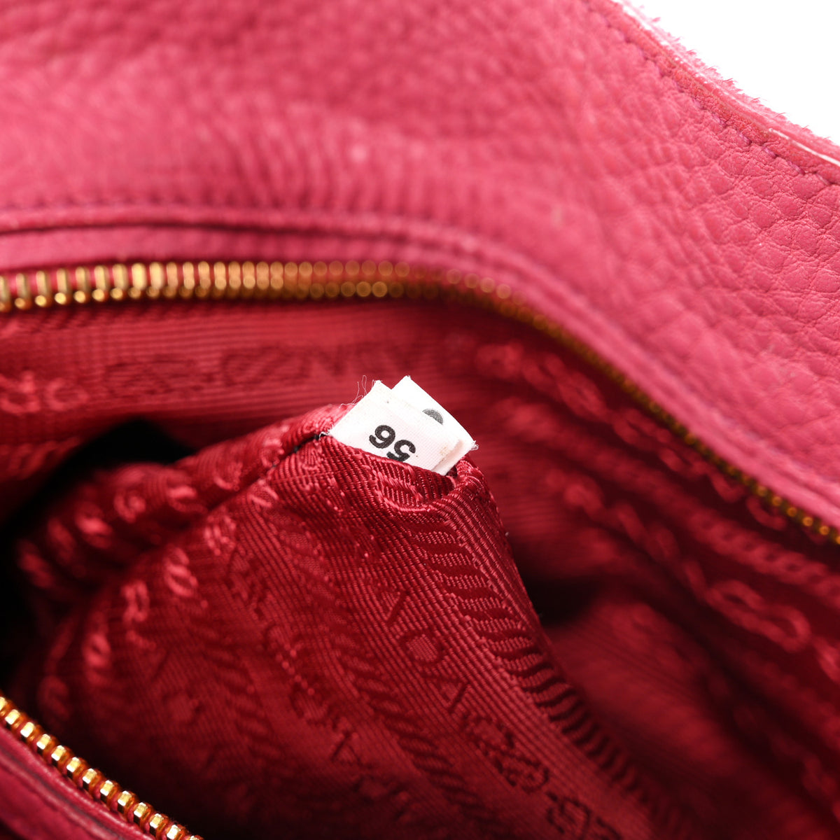 Prada Vitello Daino Tote Peonia 7 of 11