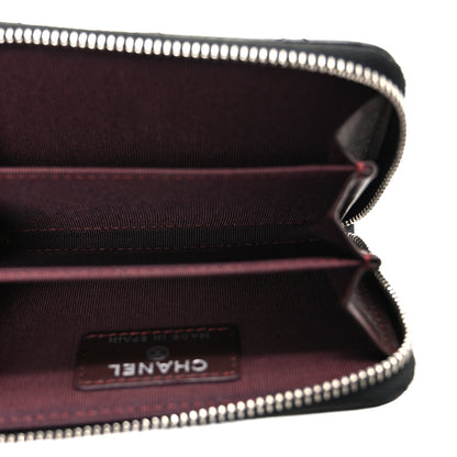 Chanel Lambskin Quilted Zip Coin Purse Black 5 of 7