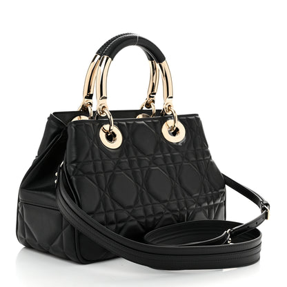 Christian Dior Lambskin Cannage The Lady 95.22 Black 3 of 10