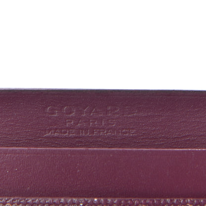 Goyard Goyardine Saint Sulpice Card Holder Bordeaux 6 of 6