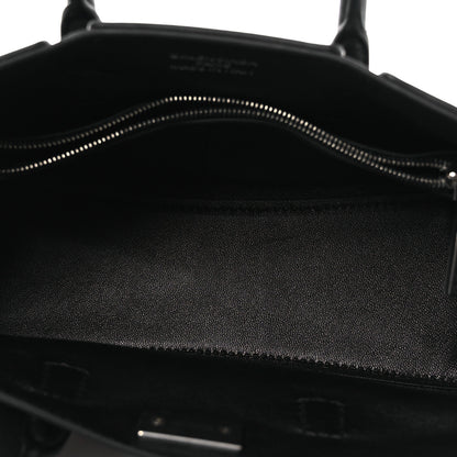 Balenciaga Smooth Calfskin Mini Bel Air Carry All Bag Black 5 of 10